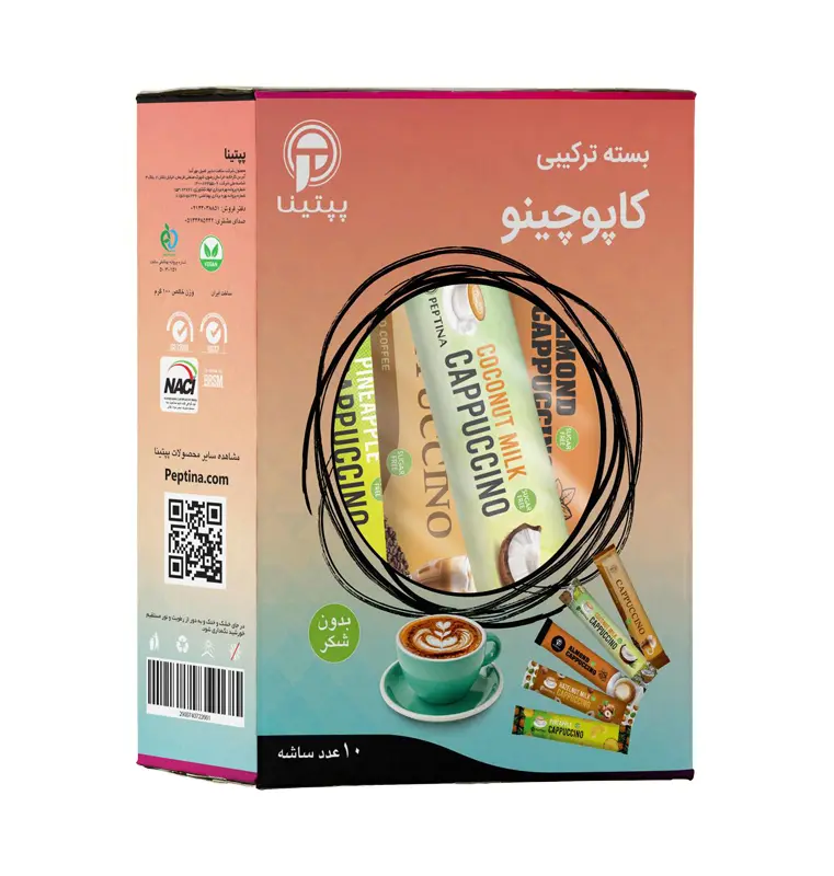 Peptina - Cappuccino Variety Pack 10x Box-761x800